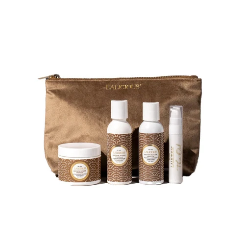 LaLicious Glow On The Go Brown Sugar Vanilla Travel Set
